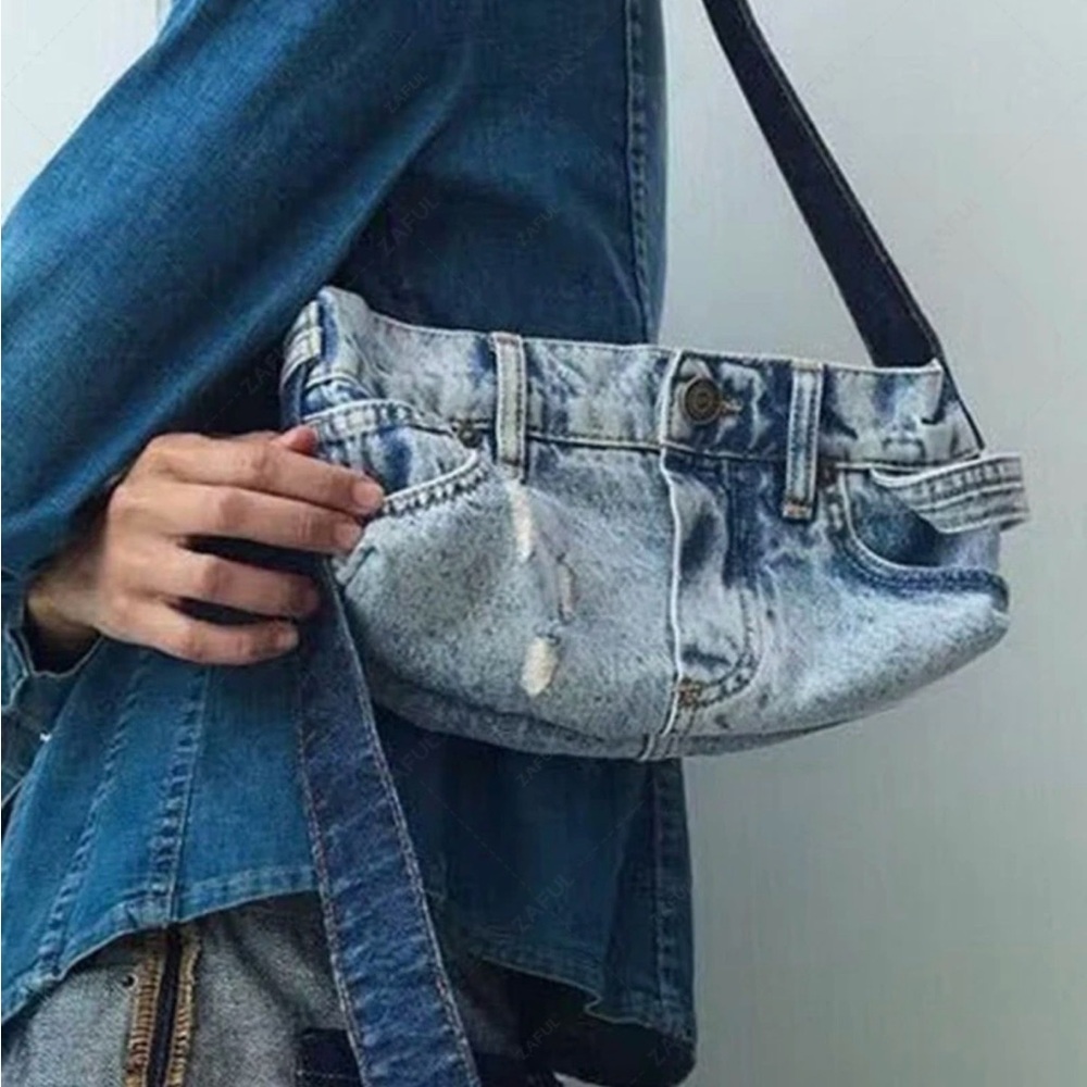 Denim Shoulder Bag
